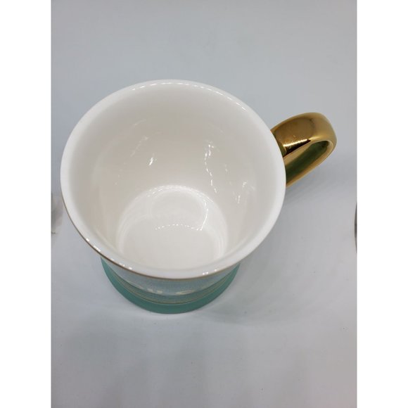 You Go Girl Accomplished Female Artists Mint Ceramic Mug 12 Oz w Gold Handle NIB - Picture 6 of 6